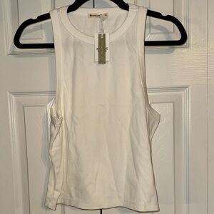 Marine Layer Lexi Rib Sun-In High Neck Crop Tank NWT